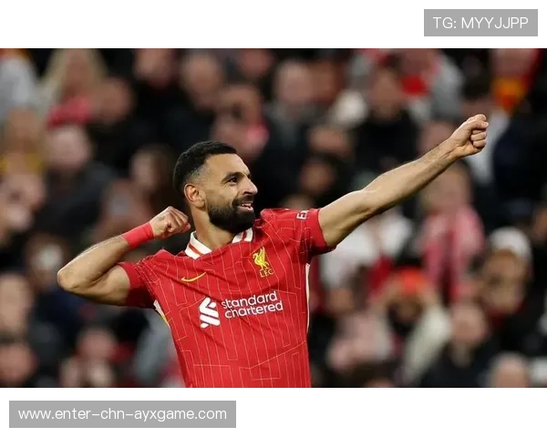 利物浦萨拉赫右脚推射展现卓越个人终结力